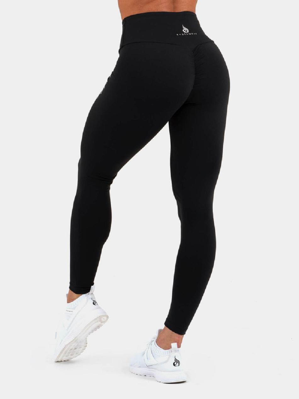 Black Women\'s Ryderwear Instinct Leggings Scrunch Bum | DF4191640