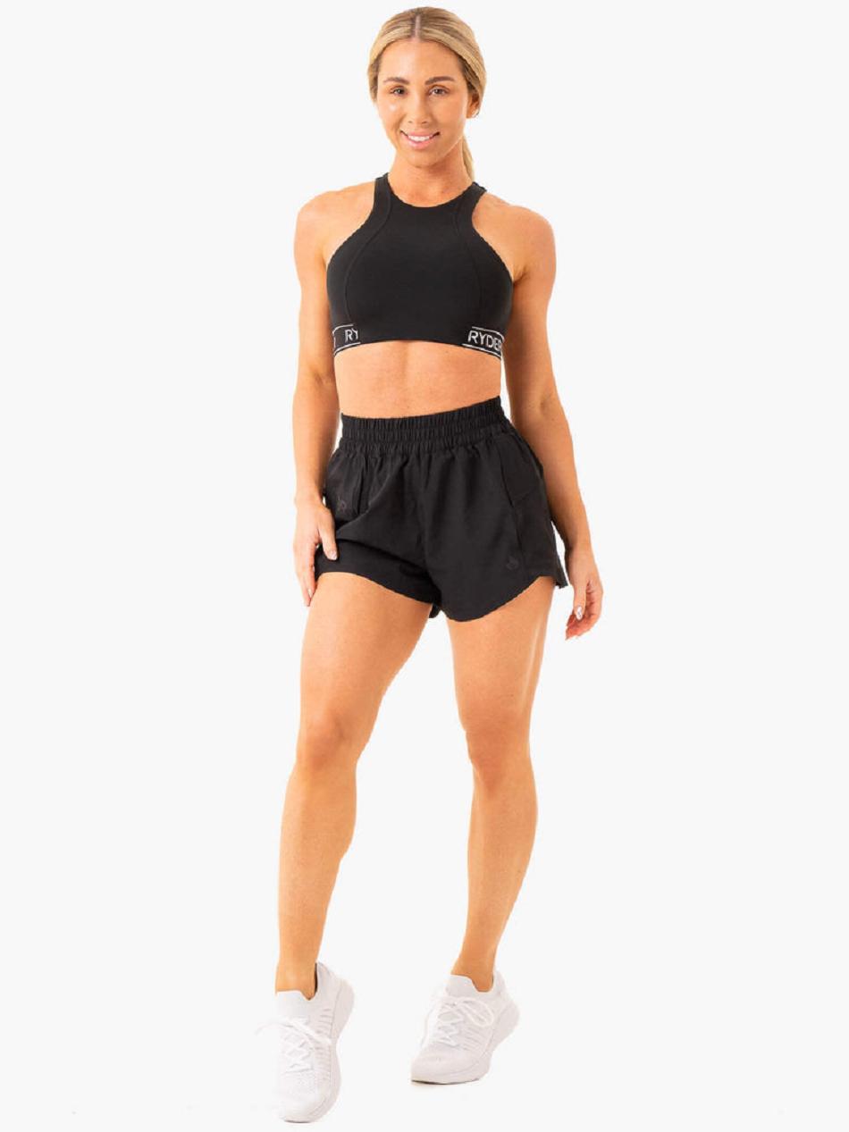 Black Women's Ryderwear Level Up Training Shorts | BG4948984