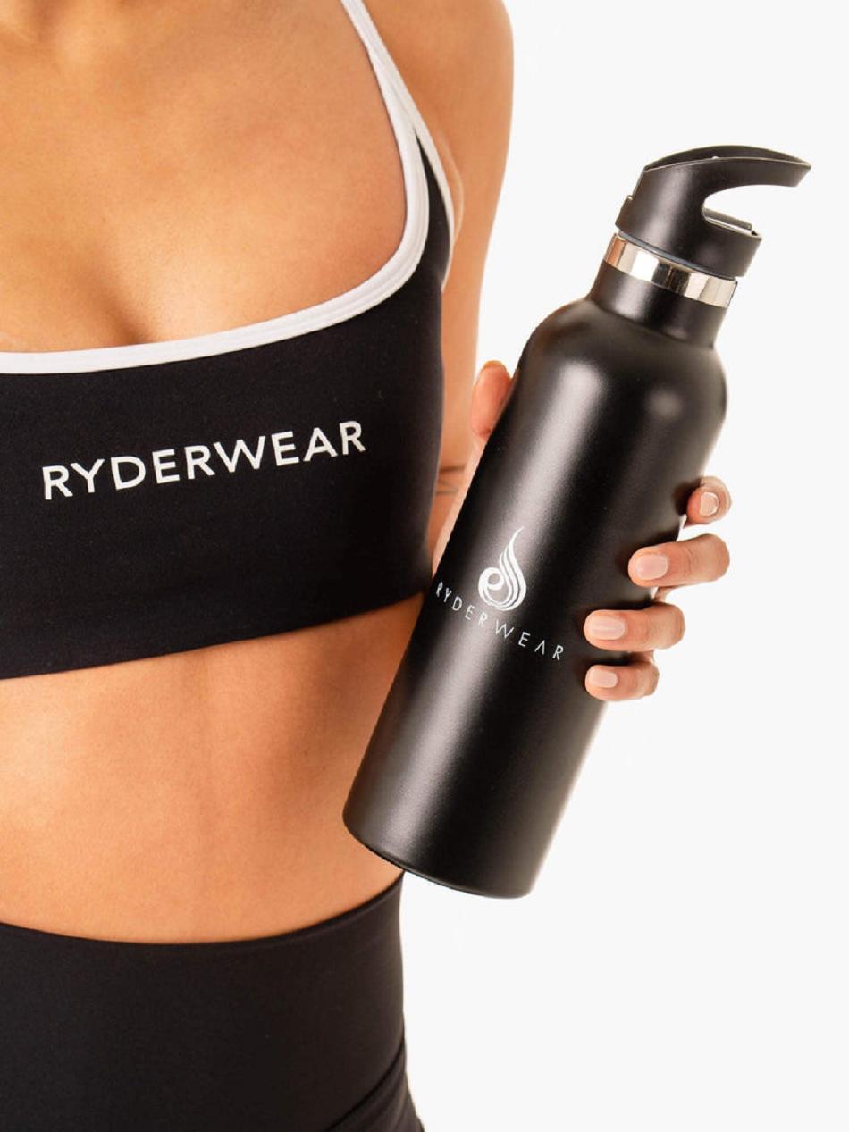 Black Women\'s Ryderwear Metal Water Bottle Accessories | YGJ15216