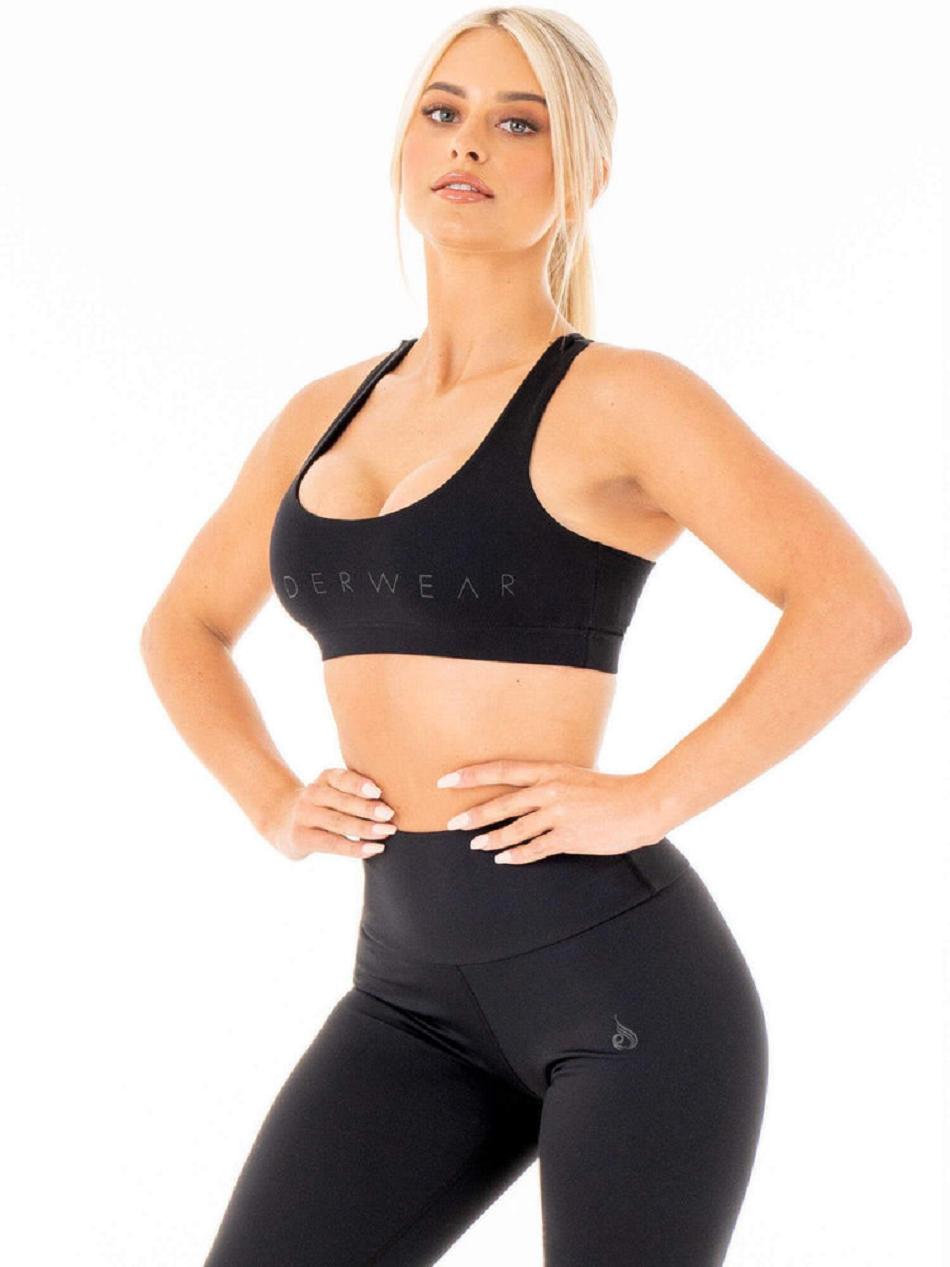 Black Women's Ryderwear Motion Sports Bras | 60JF56357