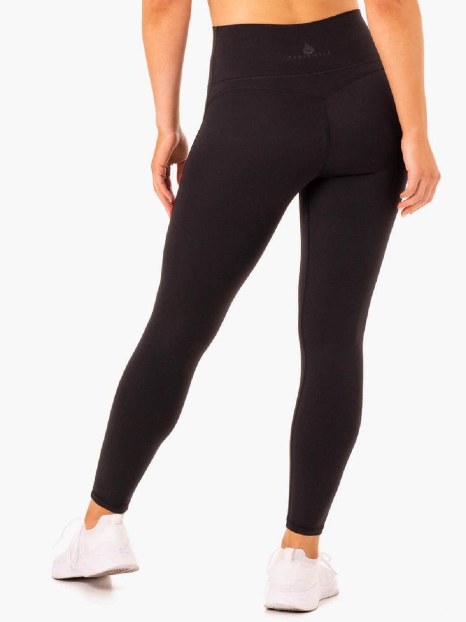 Black Women's Ryderwear NKD Align Leggings | 104IV15930