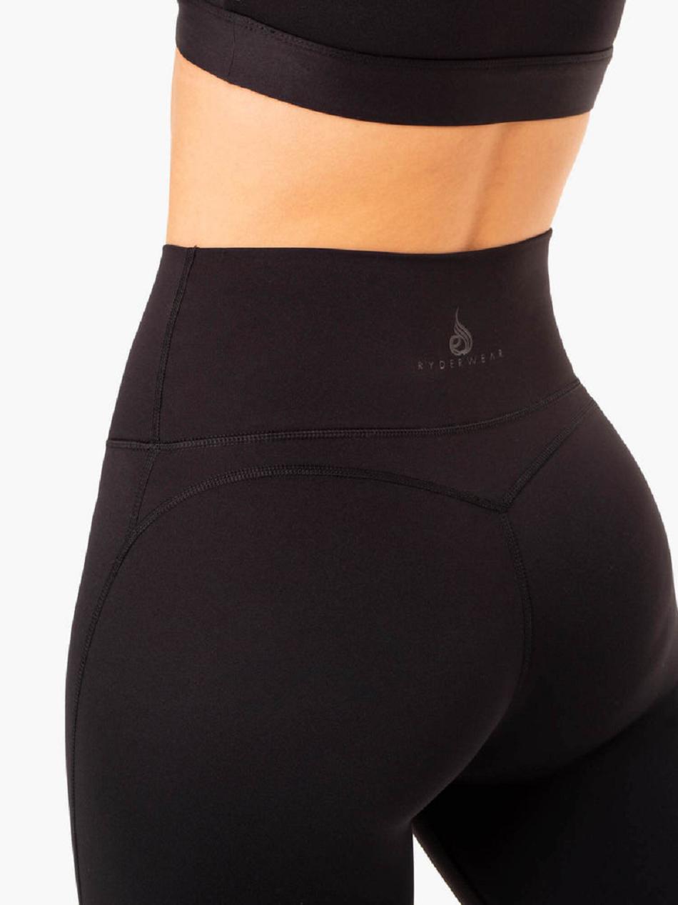 Black Women's Ryderwear NKD Align Leggings | 104IV15930