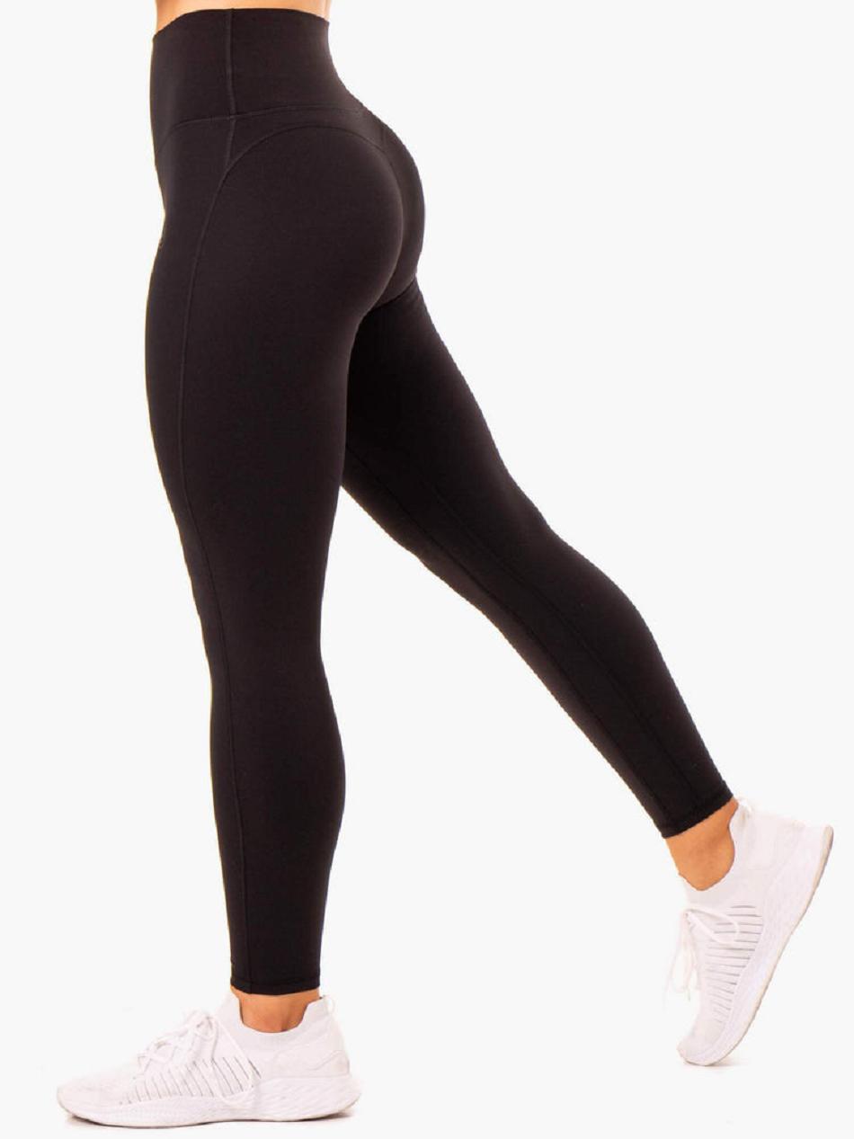 Black Women\'s Ryderwear NKD Align Leggings | 104IV15930