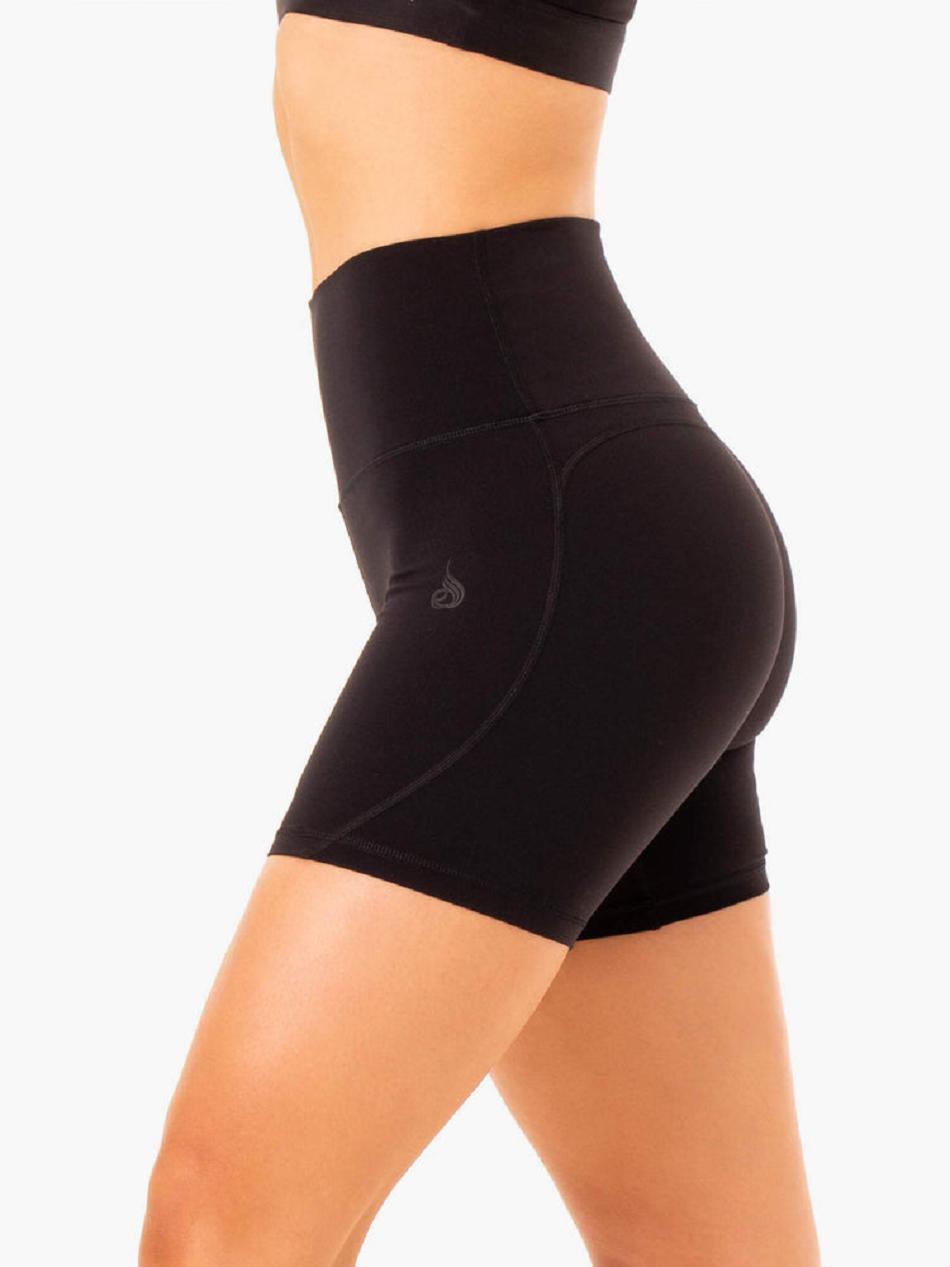 Black Women's Ryderwear NKD Align Shorts | 52EW50509