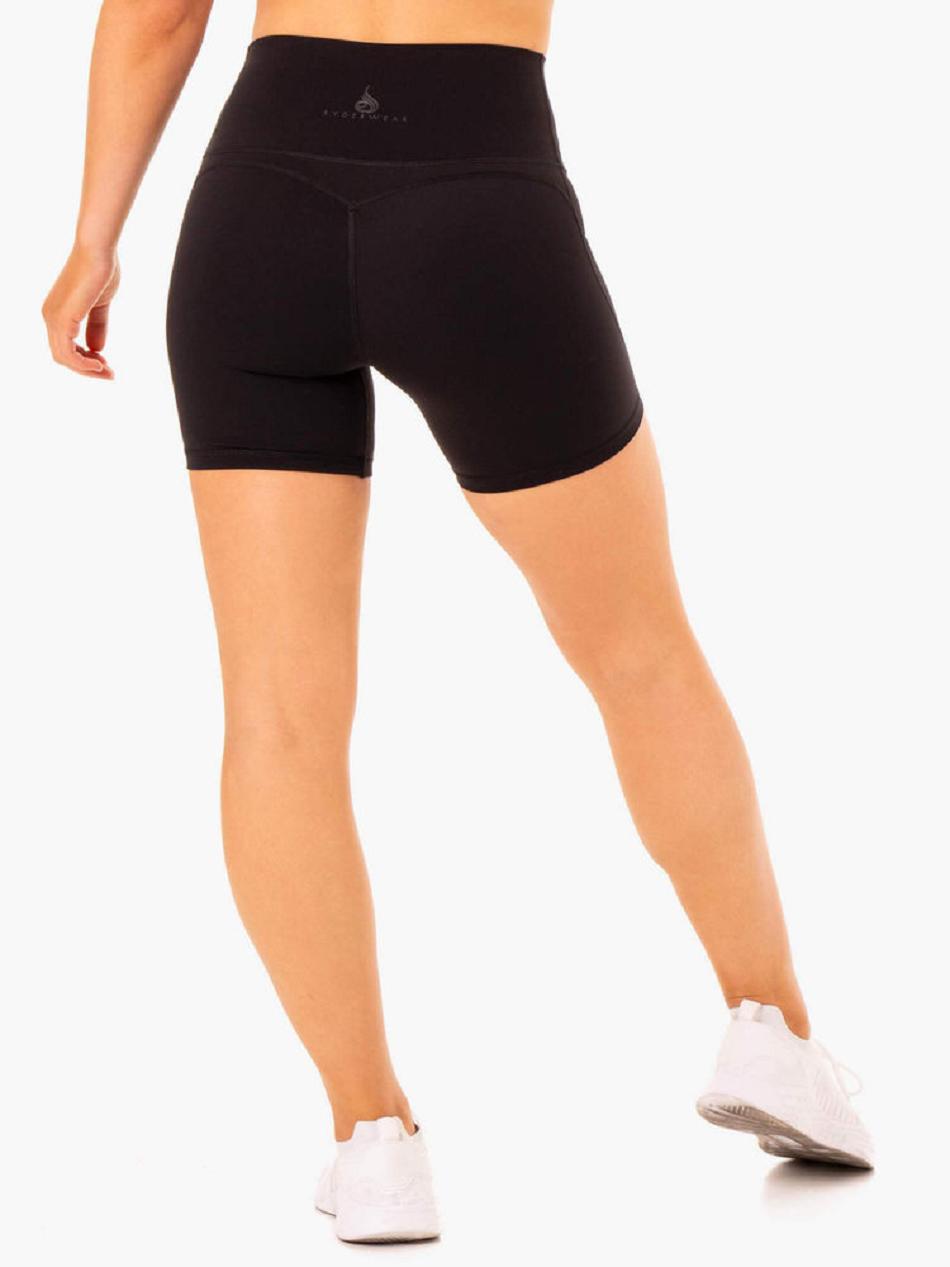 Black Women's Ryderwear NKD Align Shorts | 52EW50509