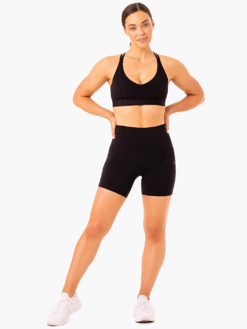 Black Women's Ryderwear NKD Align Shorts | 52EW50509