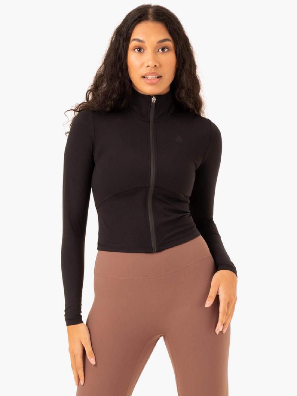 Black Women's Ryderwear NKD Refine Jackets | 75YF67698