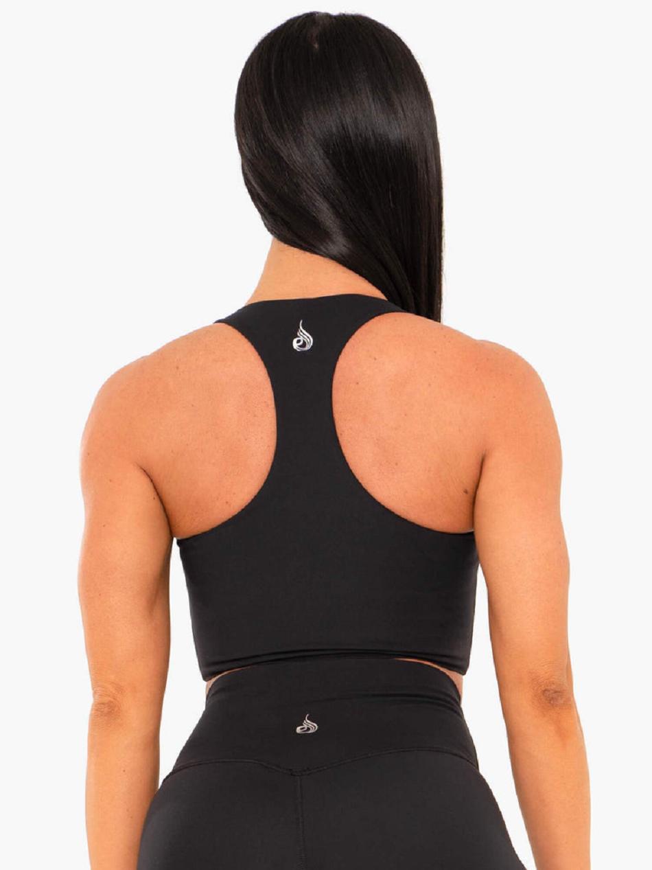 Black Women's Ryderwear NKD Sports Bras | 57RT13774