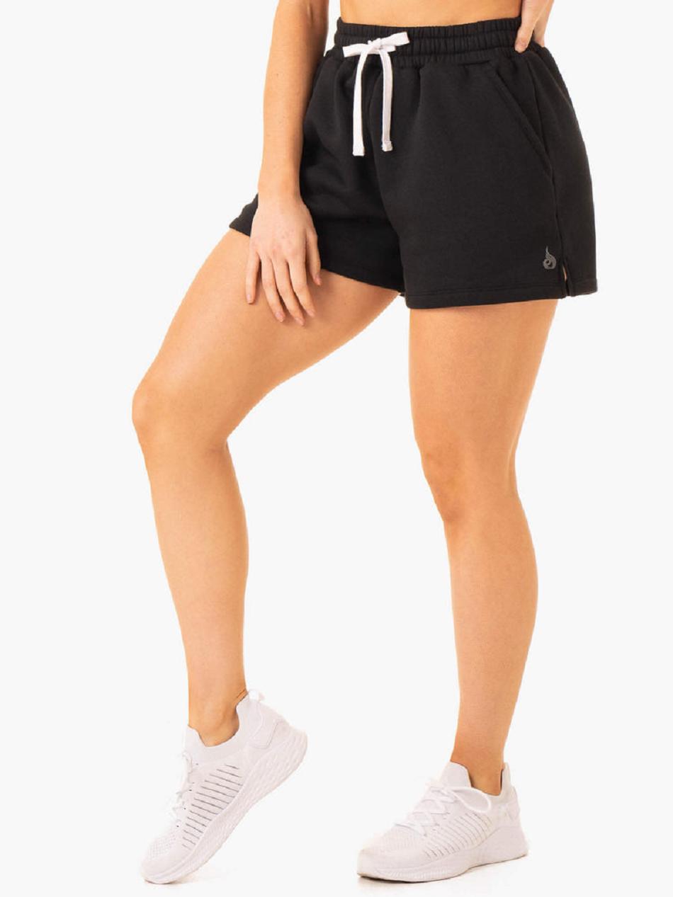 Black Women's Ryderwear Restore Track Shorts Trackset | 125Y30665