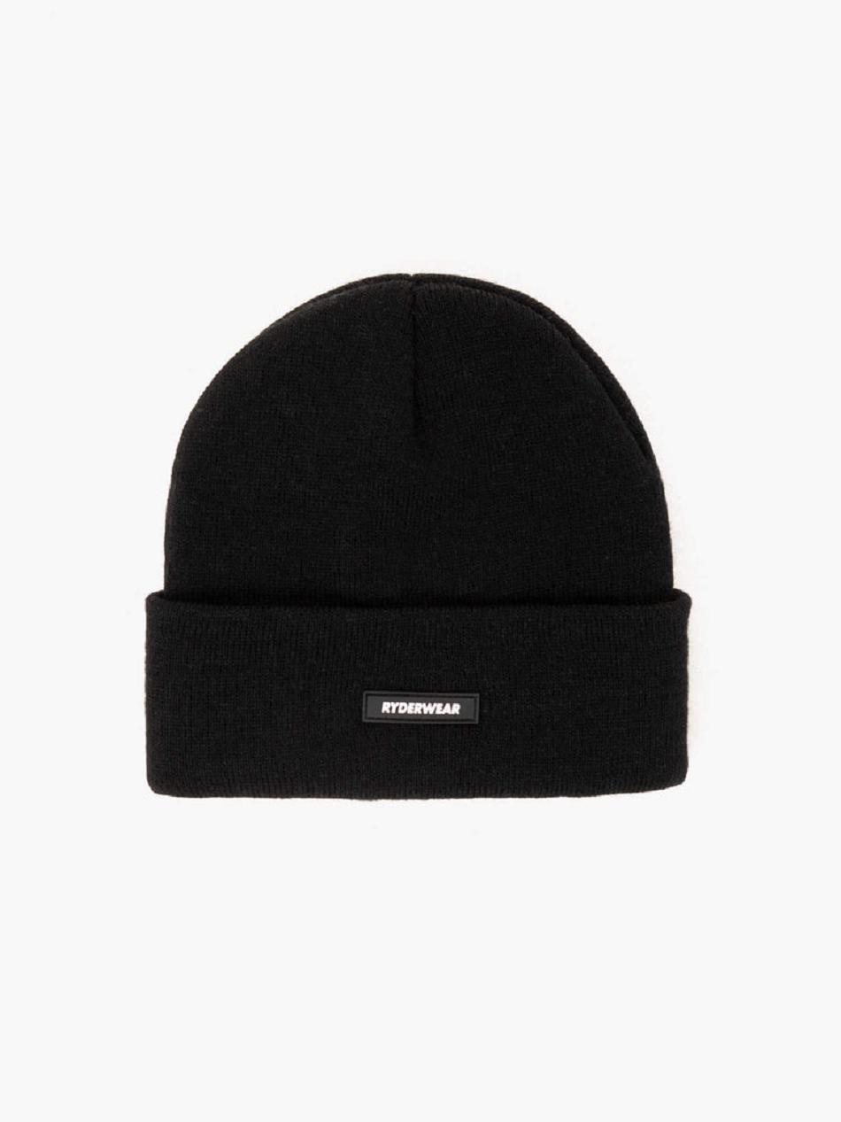 Black Women\'s Ryderwear Ryderwear Beanie Accessories | 82KR42883