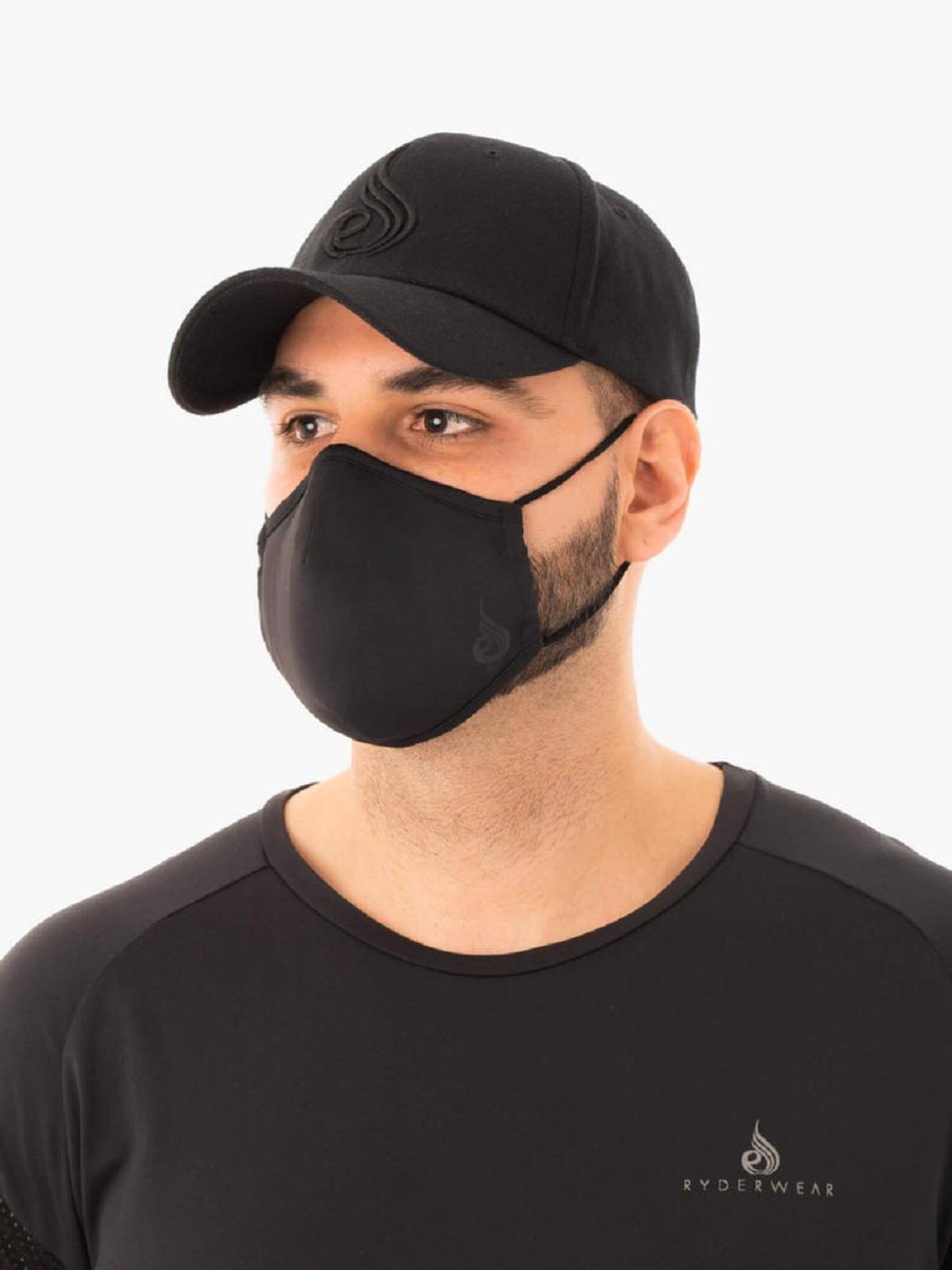 Black Women's Ryderwear Ryderwear Face Mask Accessories | TNTY64275