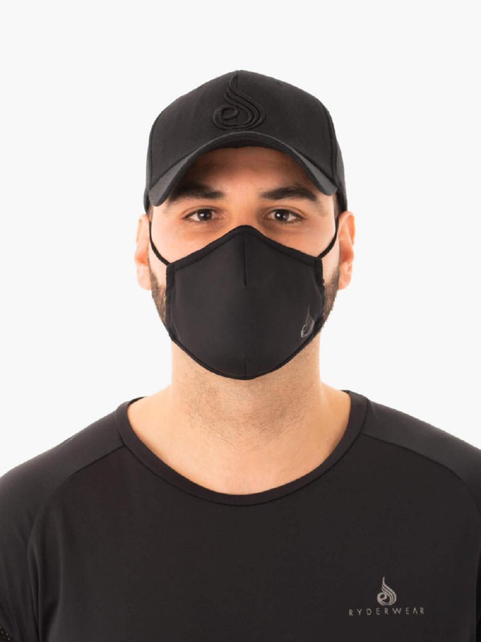 Black Women's Ryderwear Ryderwear Face Mask Accessories | TNTY64275