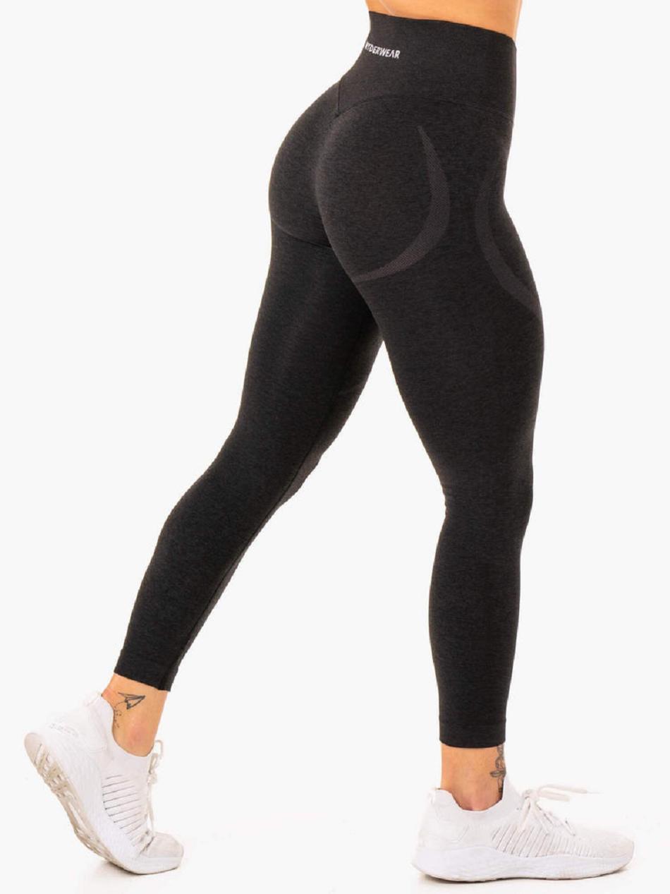 Black Women's Ryderwear Sculpt Leggings Seamless | FG4419721