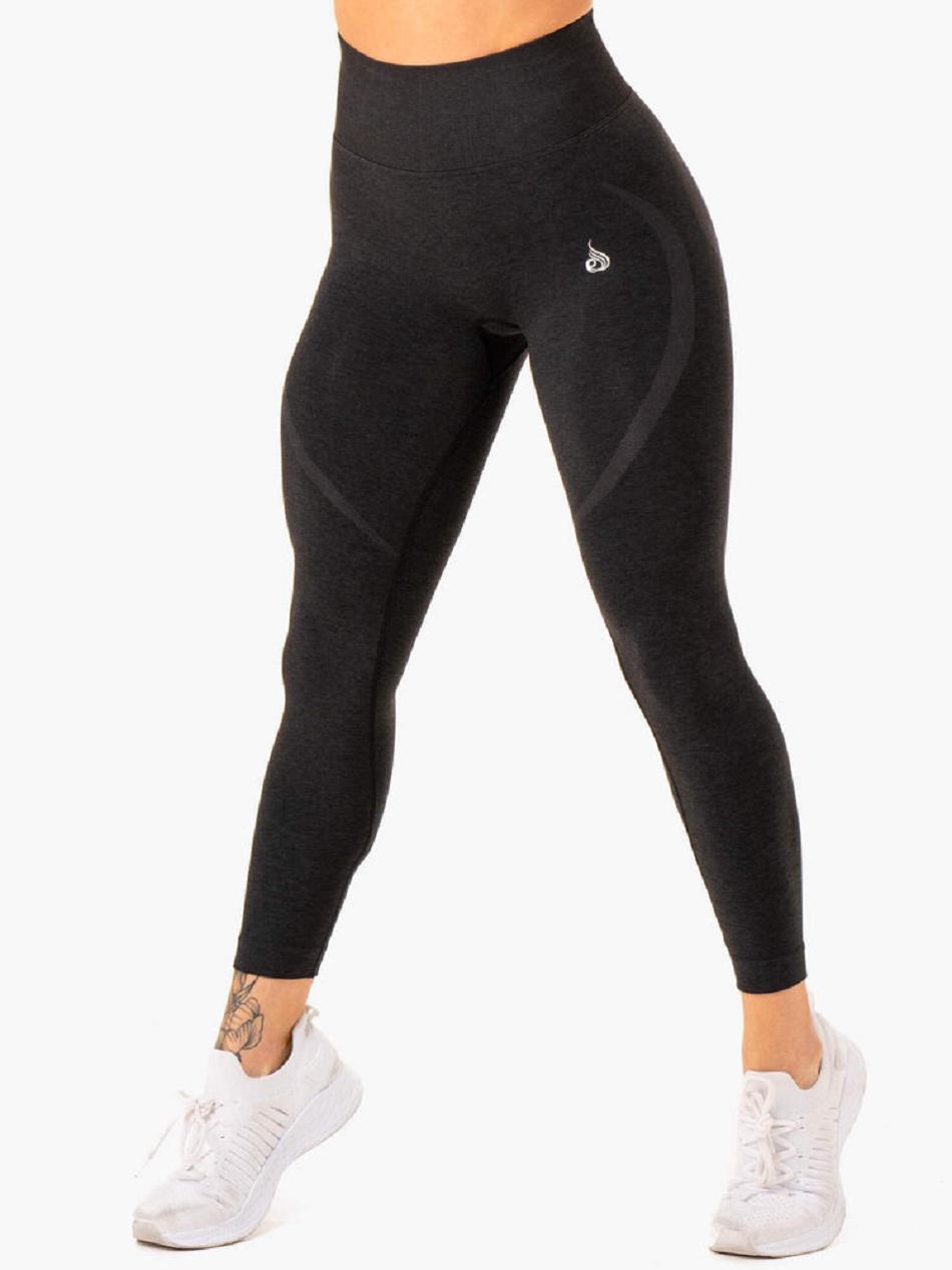 Black Women\'s Ryderwear Sculpt Leggings Seamless | FG4419721