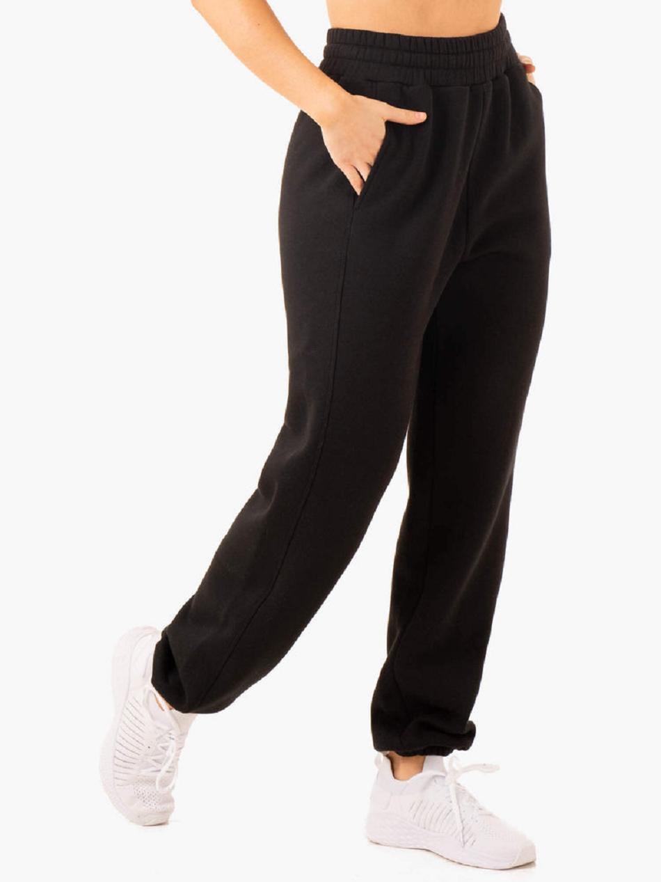 Black Women's Ryderwear Sideline Track Pants | 77YH11671