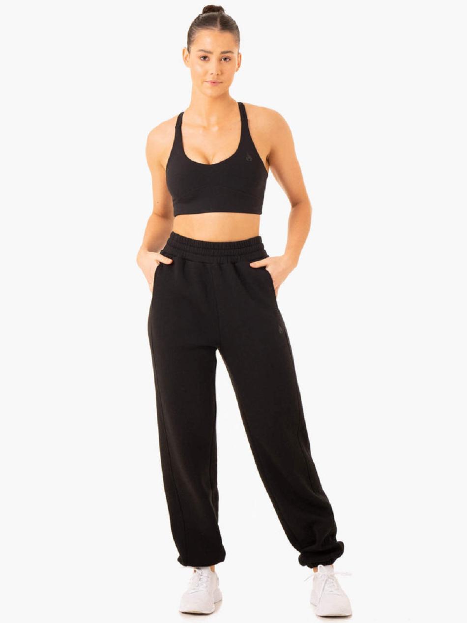 Black Women's Ryderwear Sideline Track Pants | 77YH11671