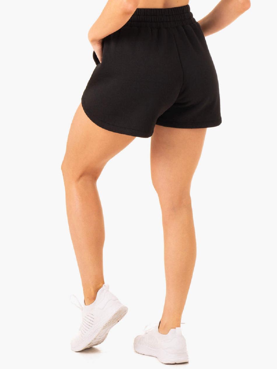 Black Women's Ryderwear Sideline Track Shorts | 6Y5358845