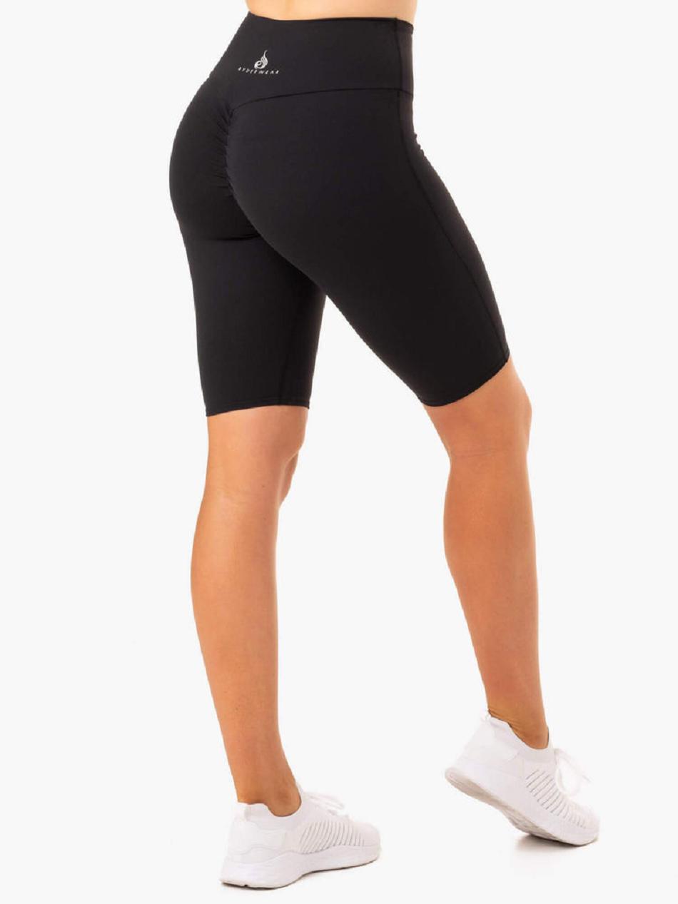 Black Women's Ryderwear Staples Bike Shorts Scrunch Bum | A2X34724