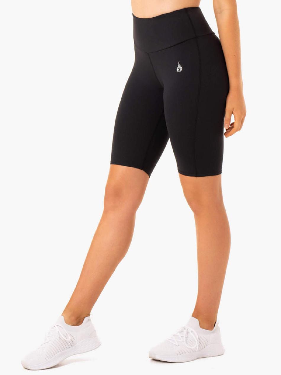 Black Women's Ryderwear Staples Bike Shorts Scrunch Bum | A2X34724