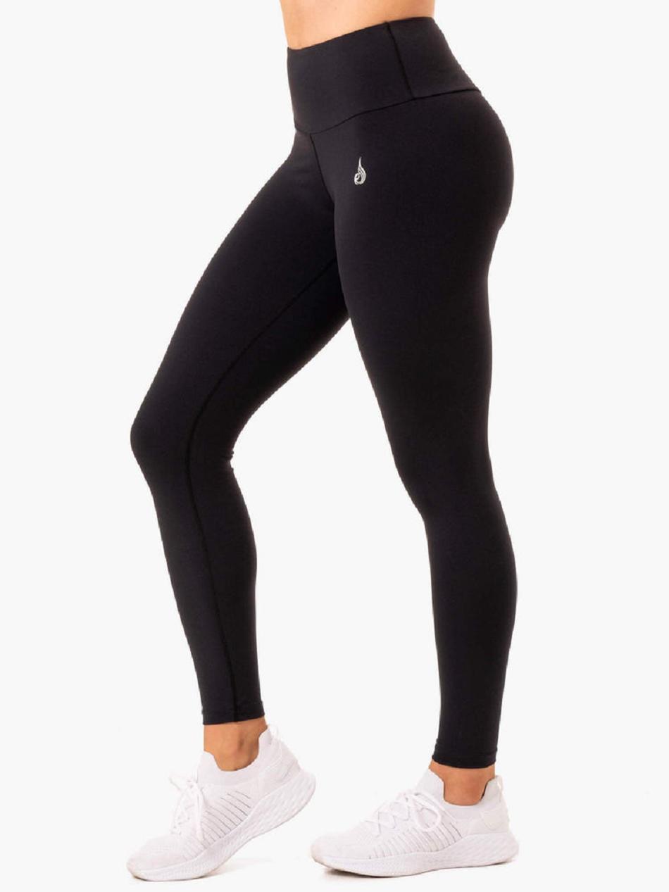 Black Women's Ryderwear Staples Leggings Scrunch Bum | V8F56606