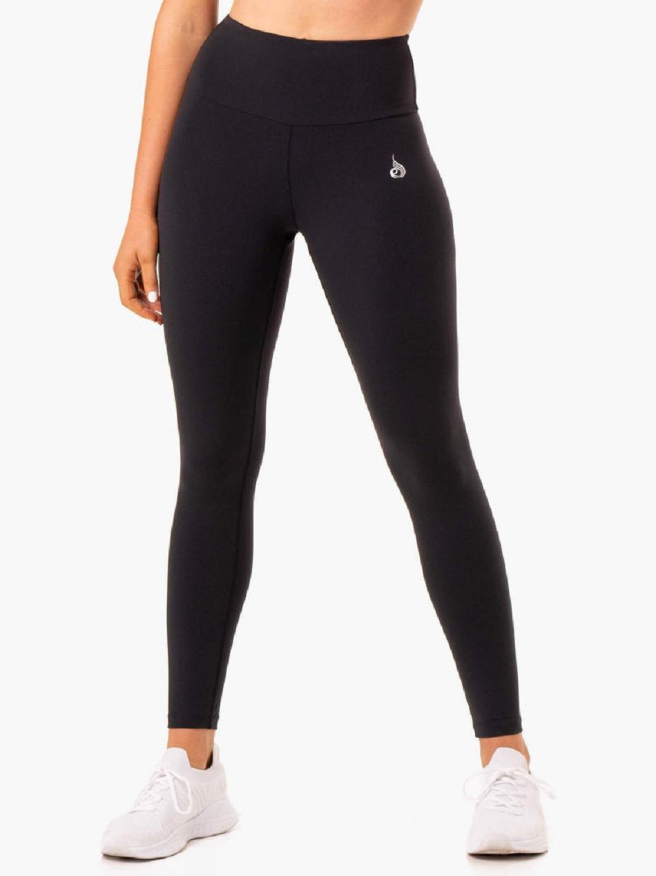 Black Women\'s Ryderwear Staples Leggings Scrunch Bum | V8F56606