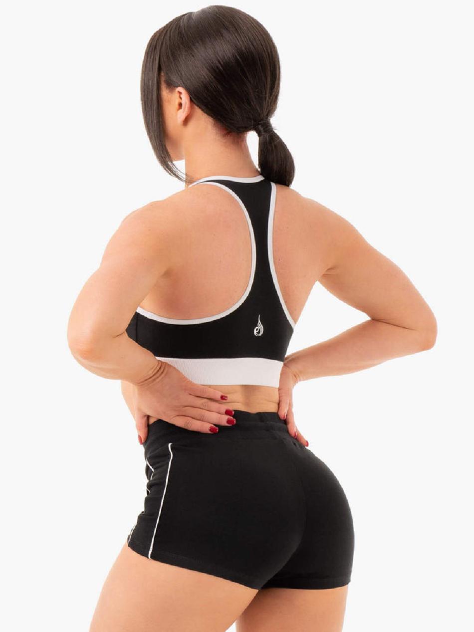 Black Women's Ryderwear Track Sports Bra Trackset | NG7336762