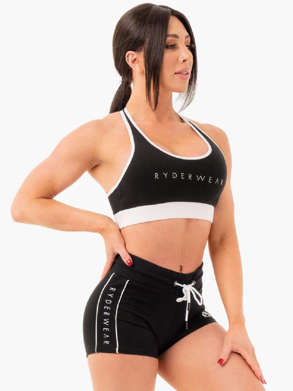 Black Women's Ryderwear Track Sports Bra Trackset | NG7336762