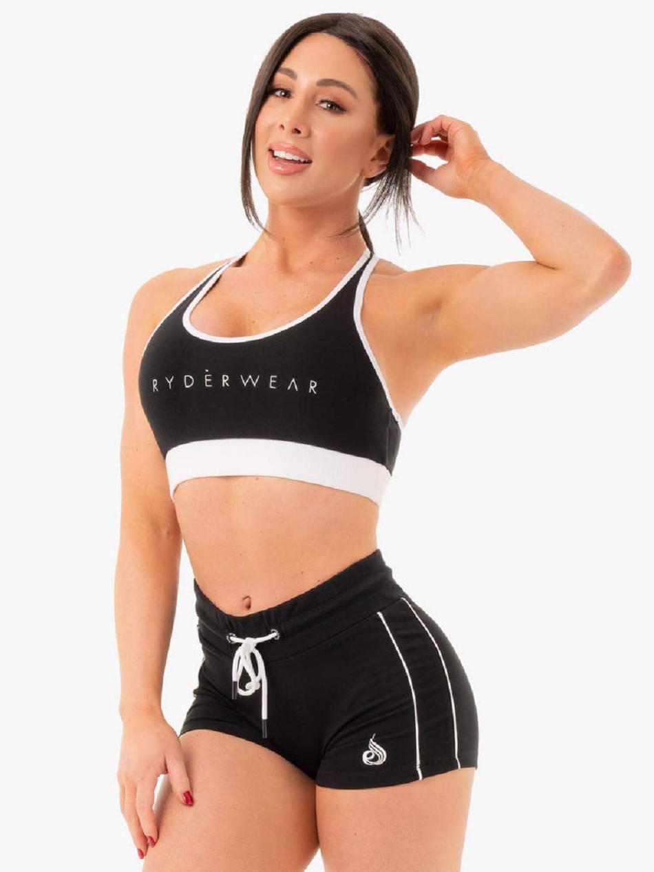 Black Women\'s Ryderwear Track Sports Bra Trackset | NG7336762