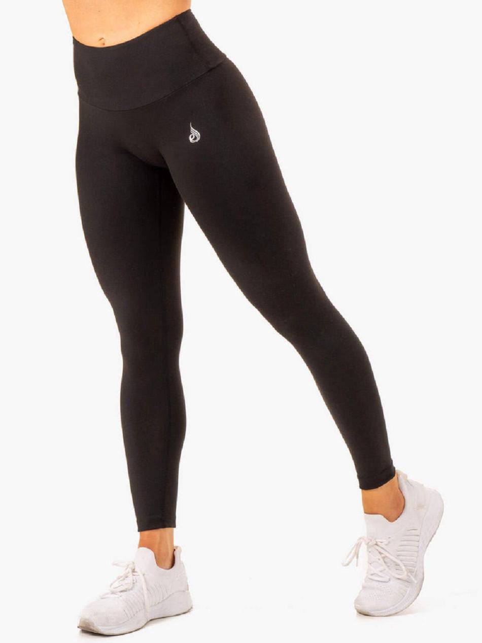 Black Women\'s Ryderwear Vital High Waisted Leggings Scrunch Bum | 44ES24888