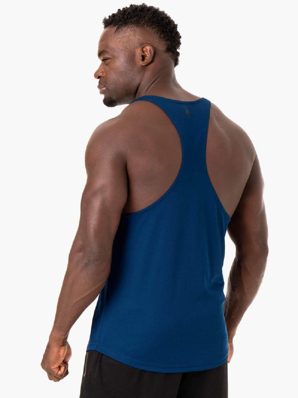 Blue Men's Ryderwear Define Mesh T-Back Stringers | ES8411945