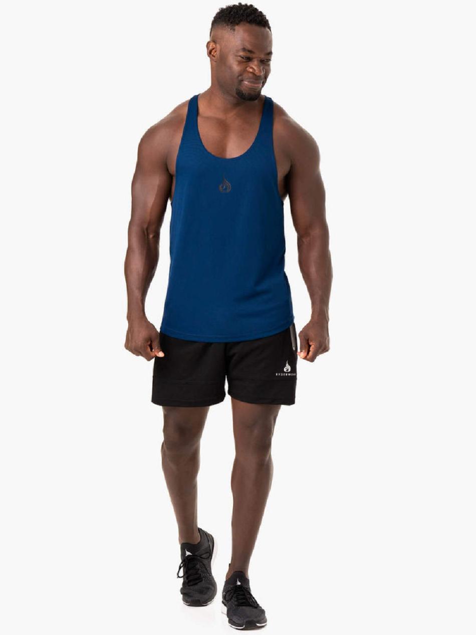 Blue Men's Ryderwear Define Mesh T-Back Stringers | ES8411945