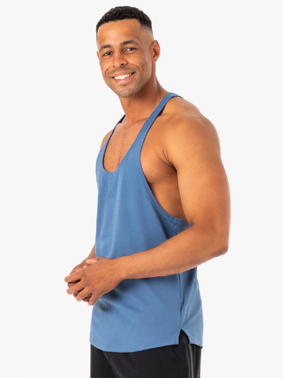 Blue Men's Ryderwear Enhance T-Back Stringers | 83ES38824