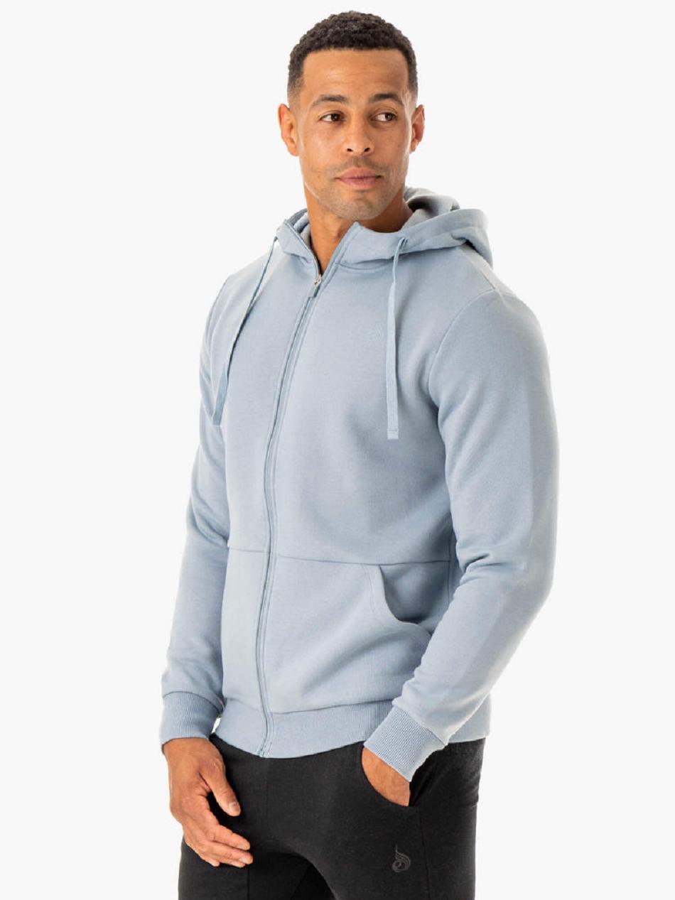 Blue Men's Ryderwear Limitless Zip Up Jacket Top | DF8652271