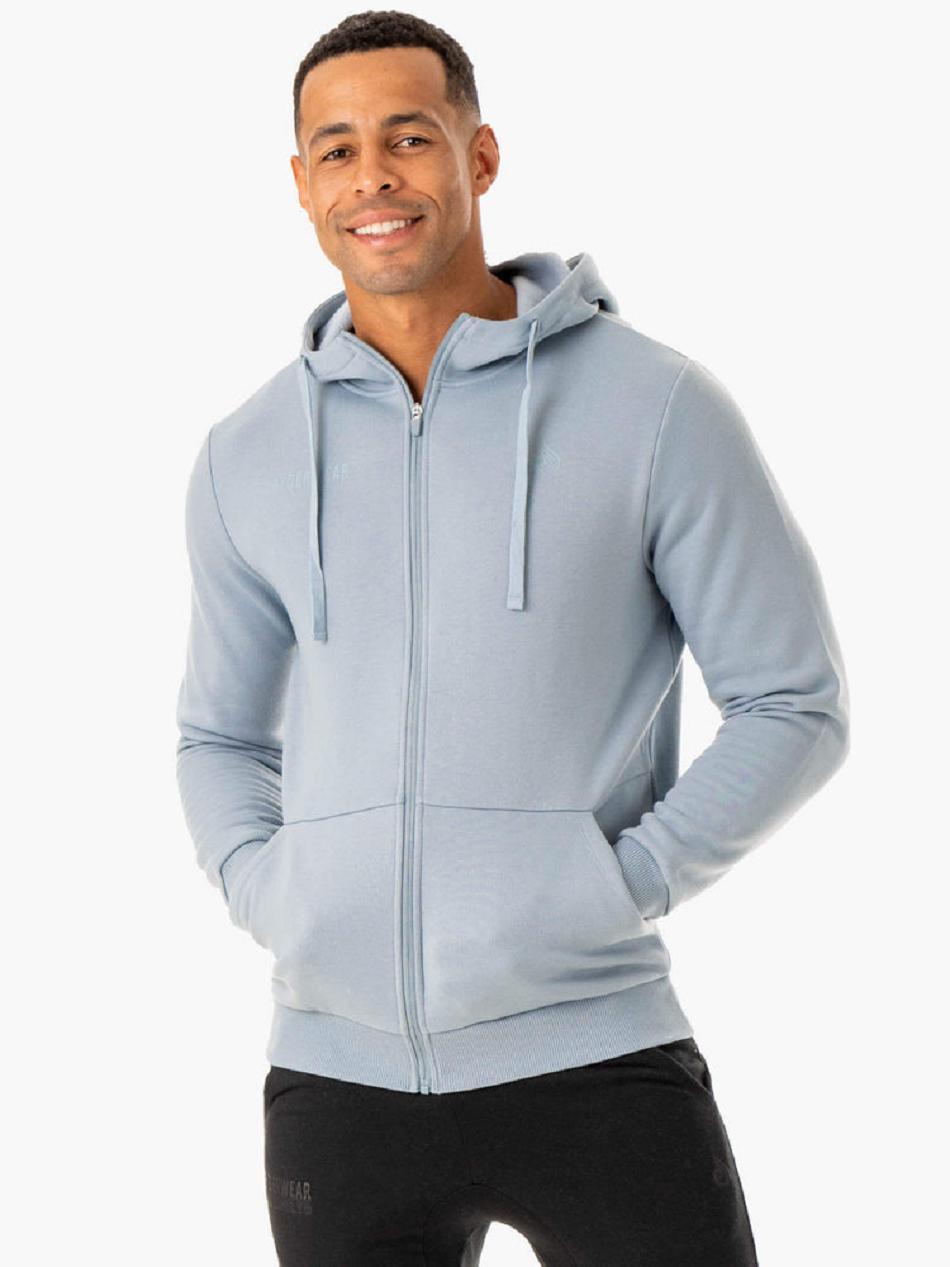 Blue Men\'s Ryderwear Limitless Zip Up Jacket Top | DF8652271