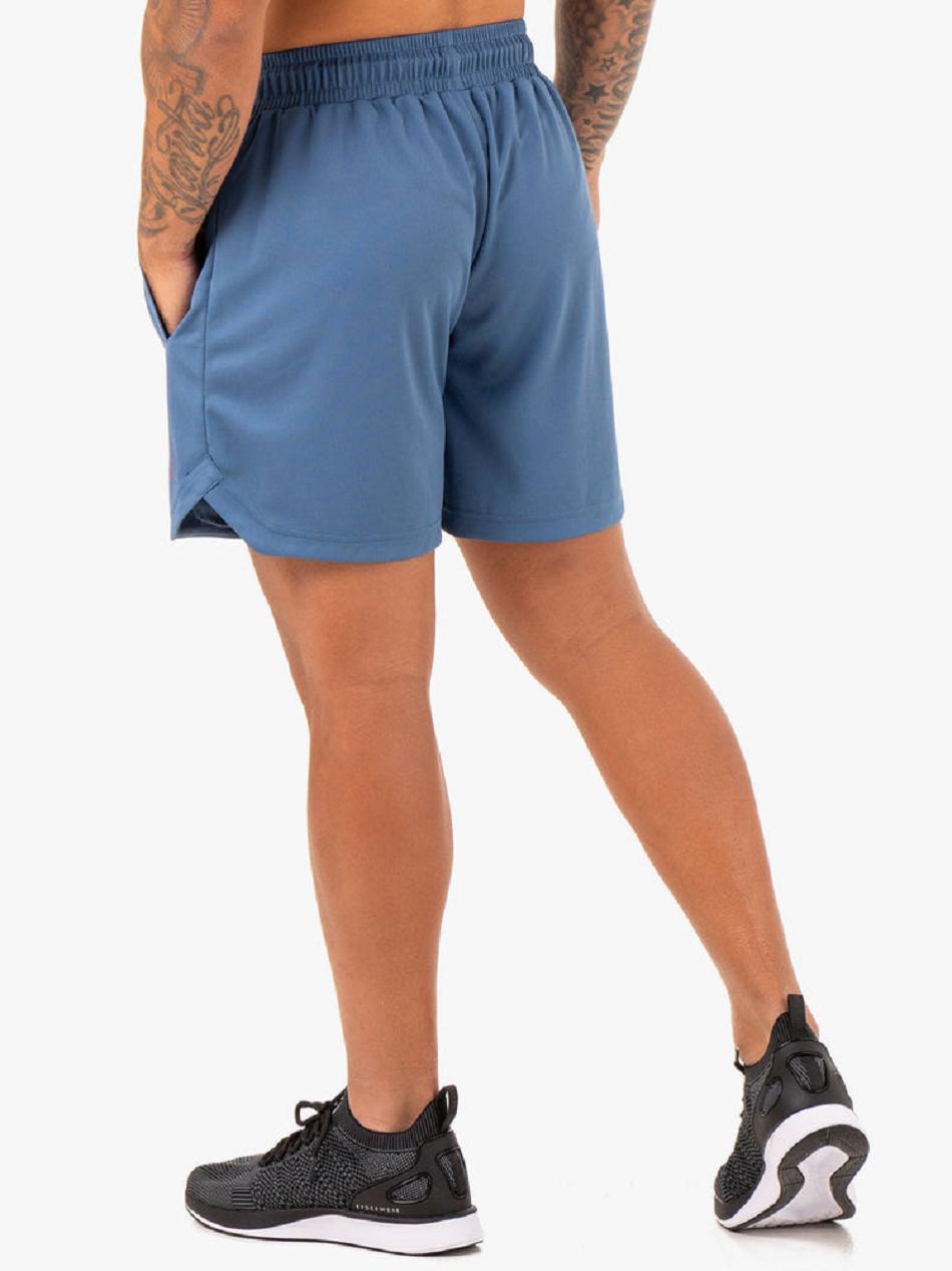 Blue Men's Ryderwear Mesh Training Shorts | 92RW40328