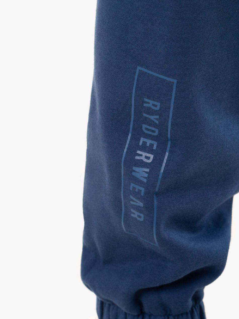 Blue Men's Ryderwear Recharge Relaxed Track Pants | 167DF39880