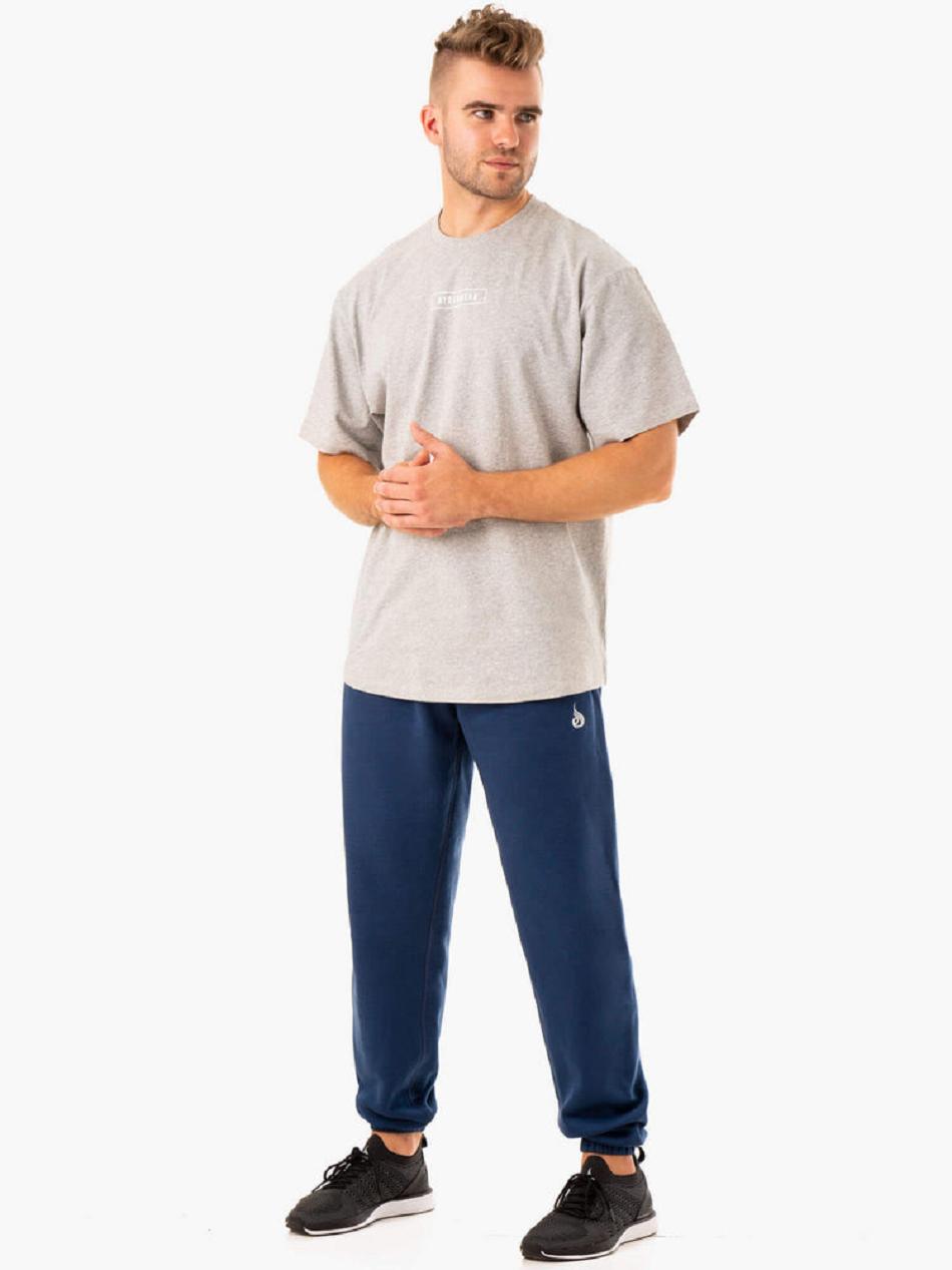 Blue Men's Ryderwear Recharge Relaxed Track Pants | 167DF39880