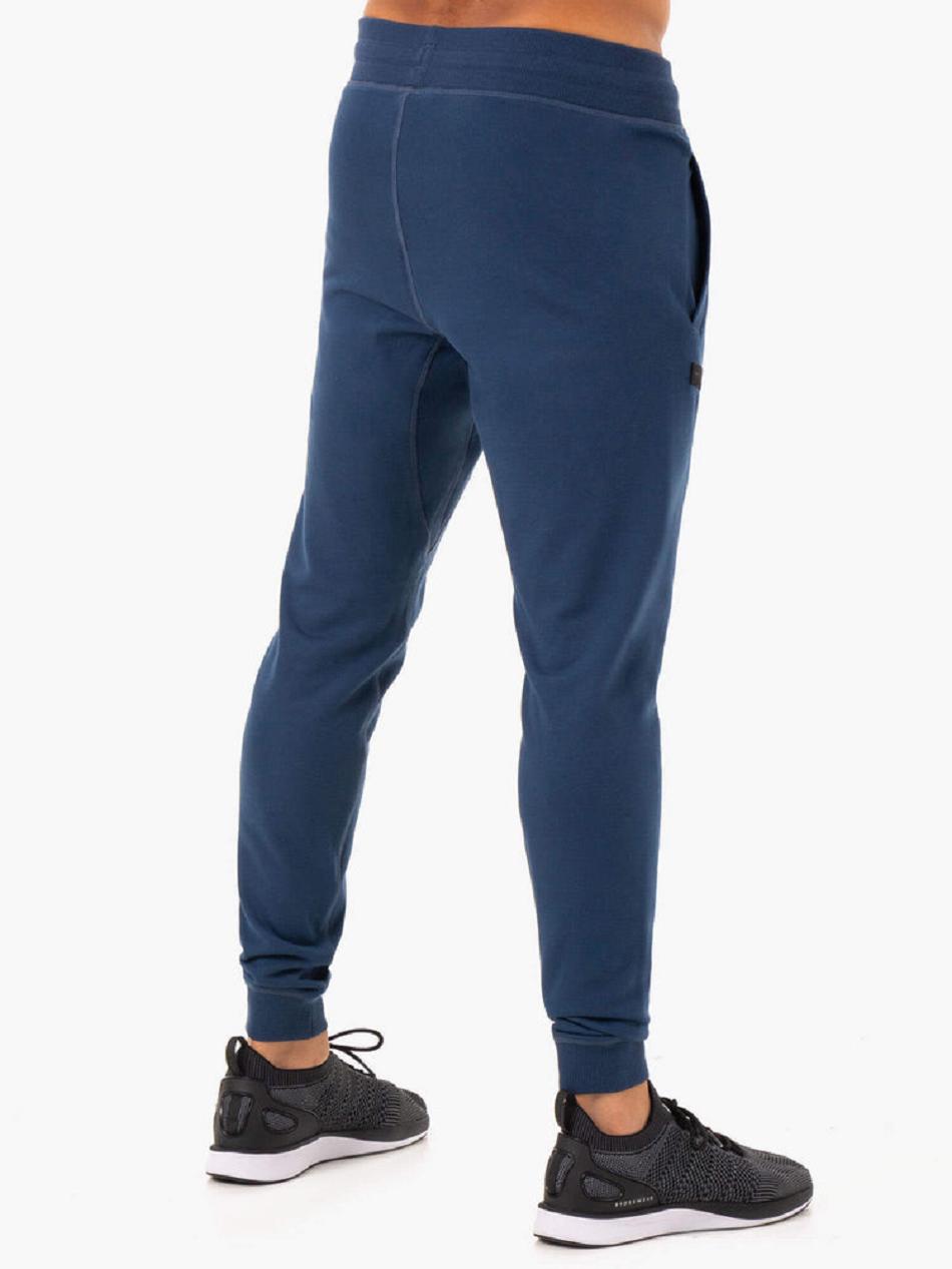 Blue Men's Ryderwear Recharge Tapered Track Pants | 94NG58858