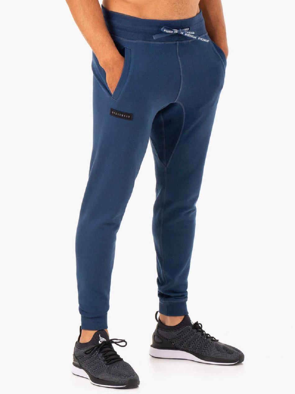 Blue Men\'s Ryderwear Recharge Tapered Track Pants | 94NG58858