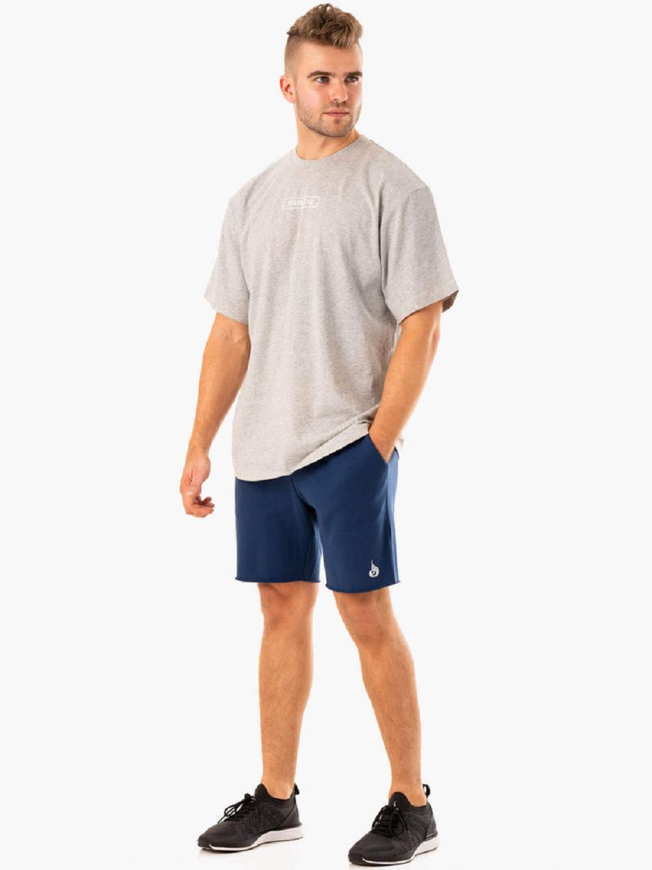 Blue Men's Ryderwear Recharge Track Gym Shorts | FR9078837