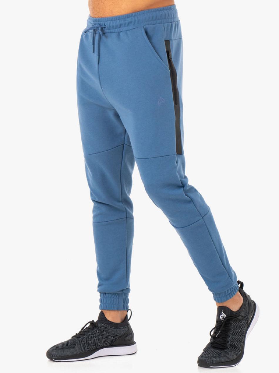 Blue Men\'s Ryderwear Restore Fleece Track Pants | ES9588475