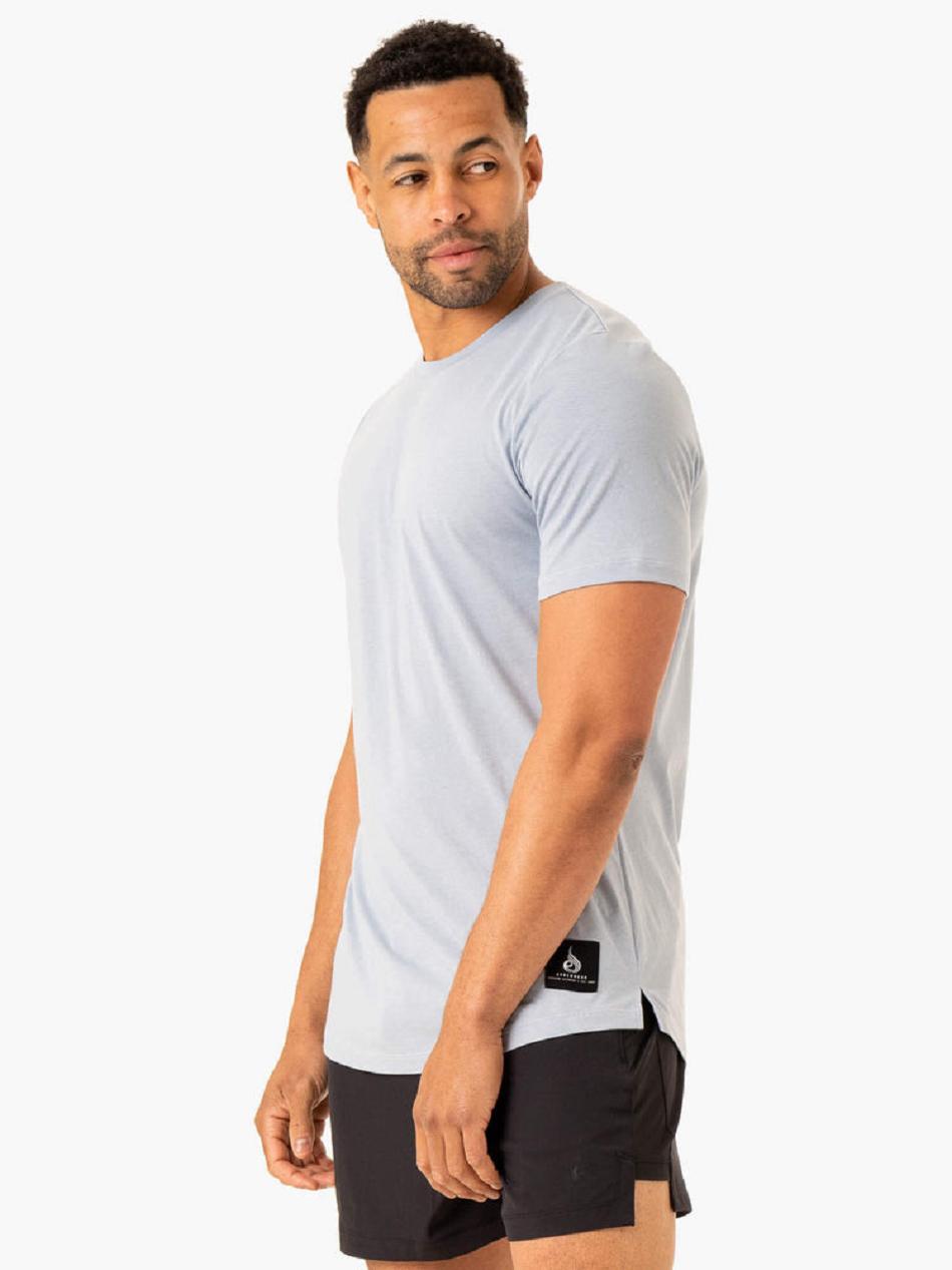 Blue Men's Ryderwear Vital T-Shirt Active Lounge | DF9227312