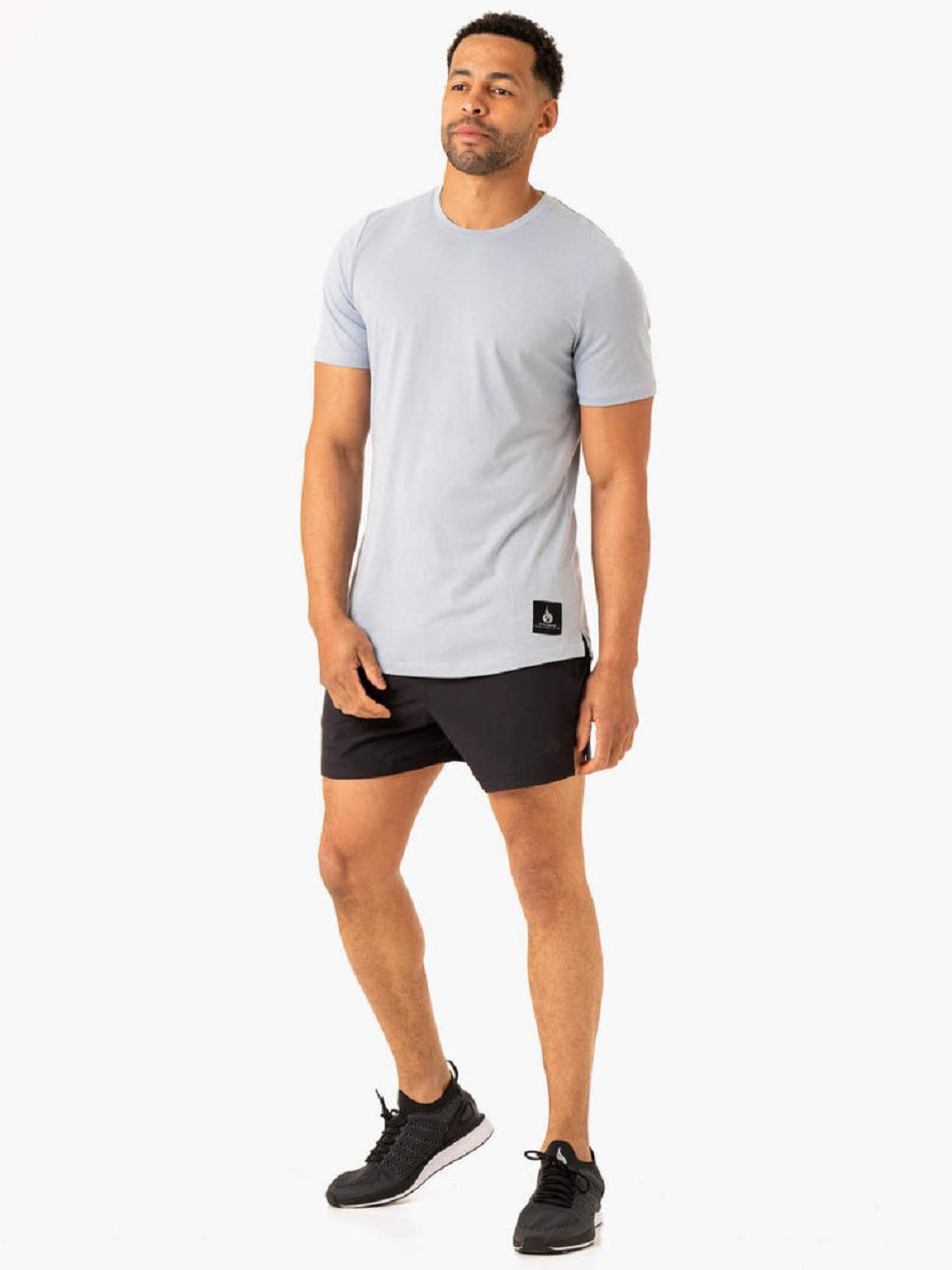 Blue Men\'s Ryderwear Vital T-Shirt Active Lounge | DF9227312