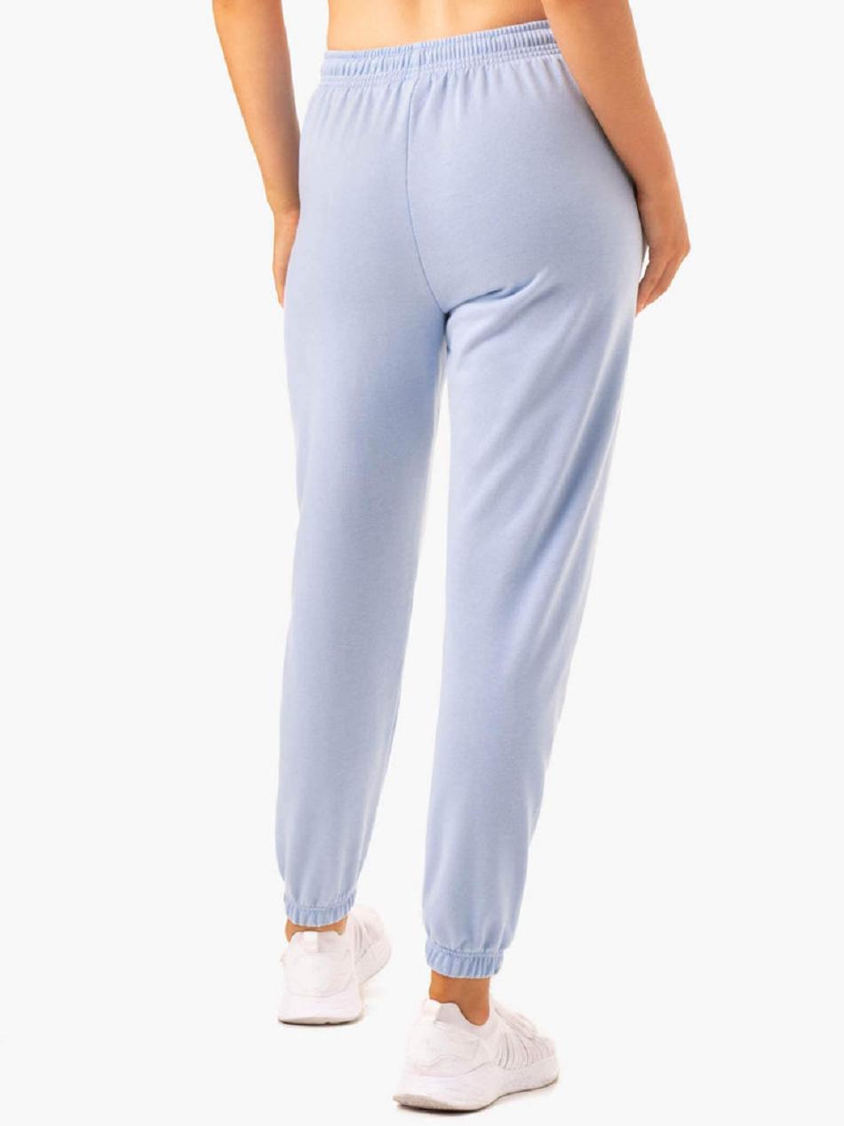 Blue Women's Ryderwear Off-Duty Fleece Track Pants | 127Y71931