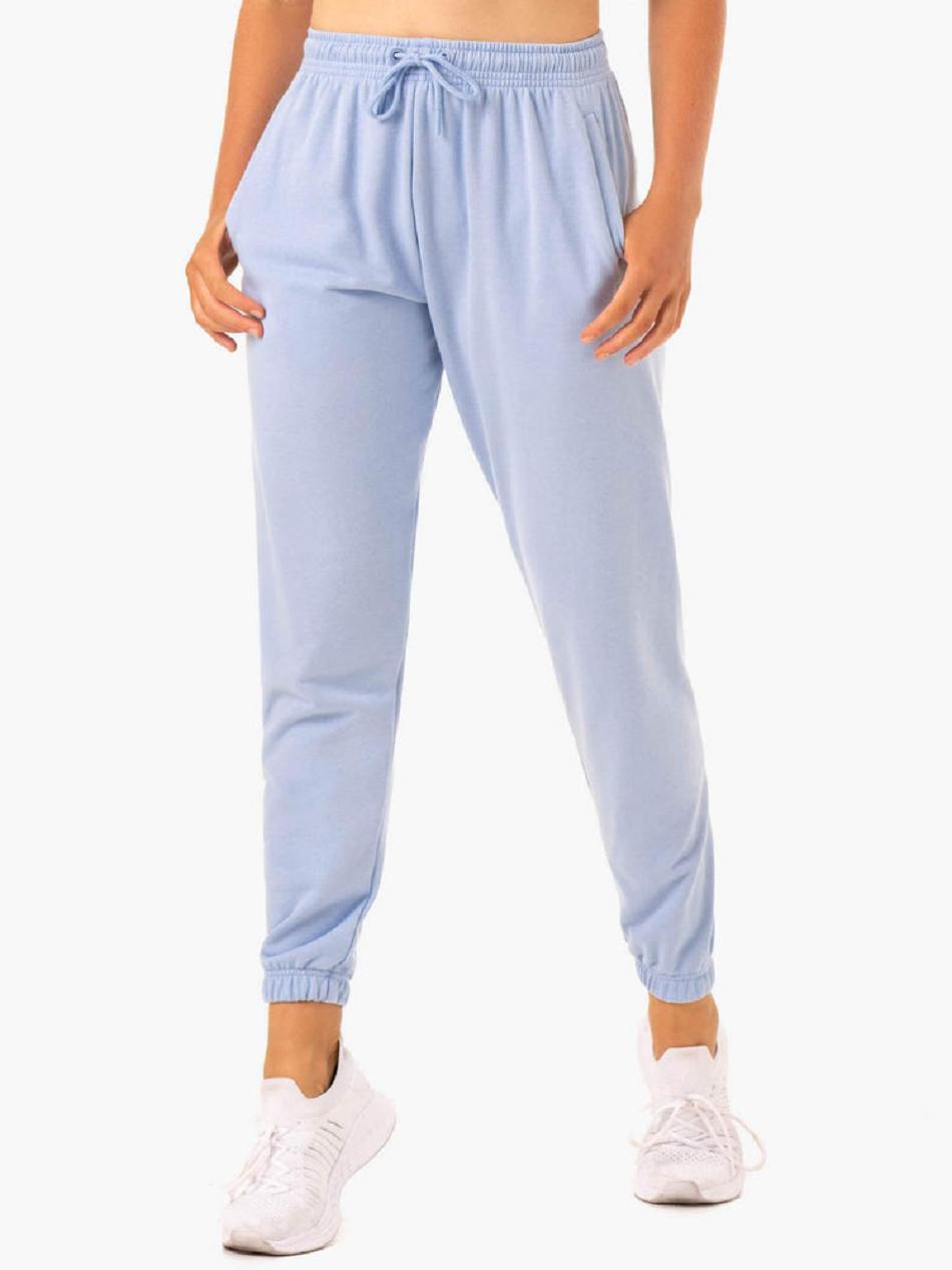 Blue Women\'s Ryderwear Off-Duty Fleece Track Pants | 127Y71931