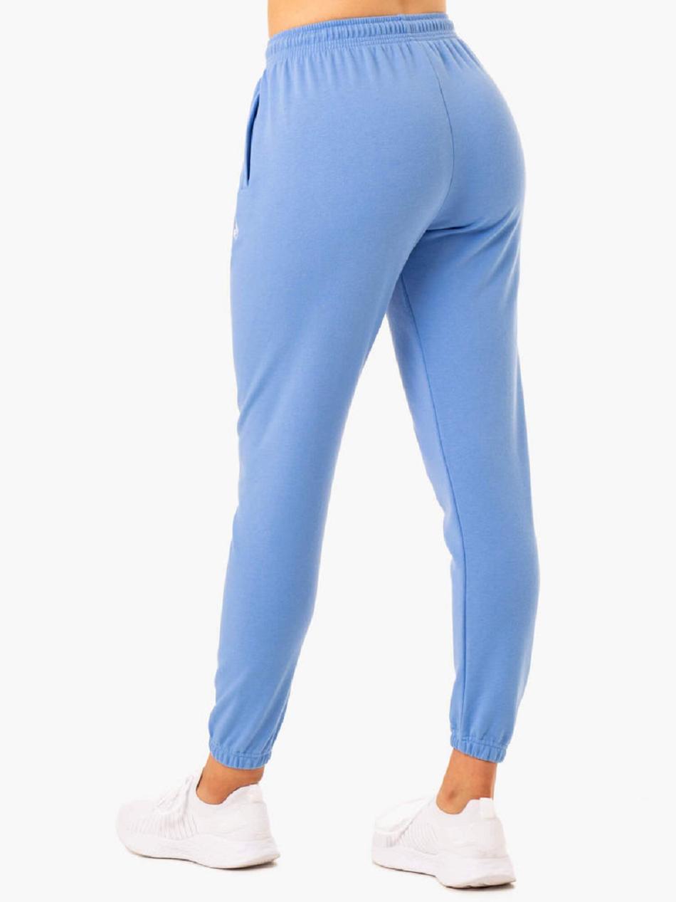 Blue Women's Ryderwear Off-Duty Fleece Track Pants Active Lounge | 6D7645920