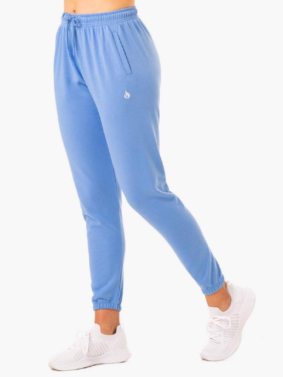 Blue Women\'s Ryderwear Off-Duty Fleece Track Pants Active Lounge | 6D7645920