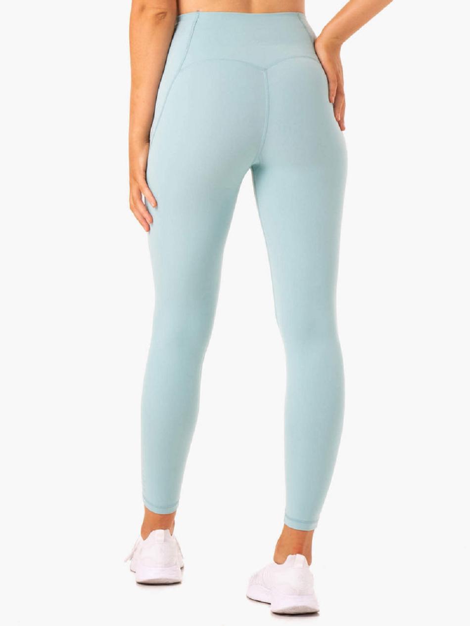 Blue Women\'s Ryderwear Sola High Waisted Leggings | DF4024104