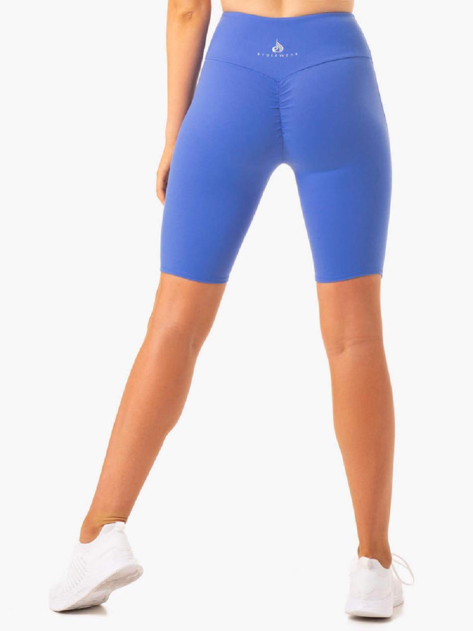 Blue Women's Ryderwear Staples Bike Shorts Scrunch Bum | 94Y51185