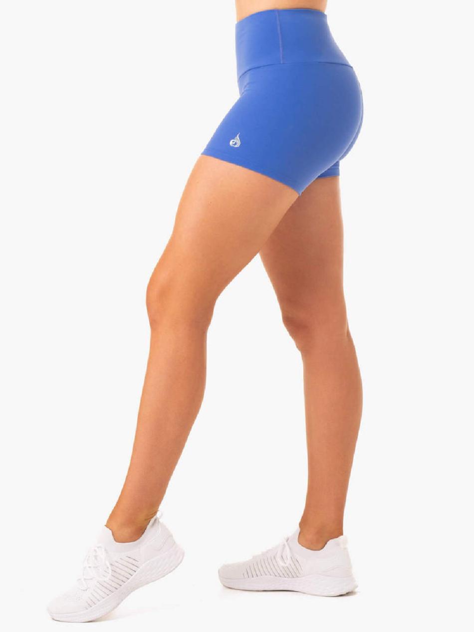 Blue Women's Ryderwear Staples Booty Shorts Scrunch Bum | DF4239908